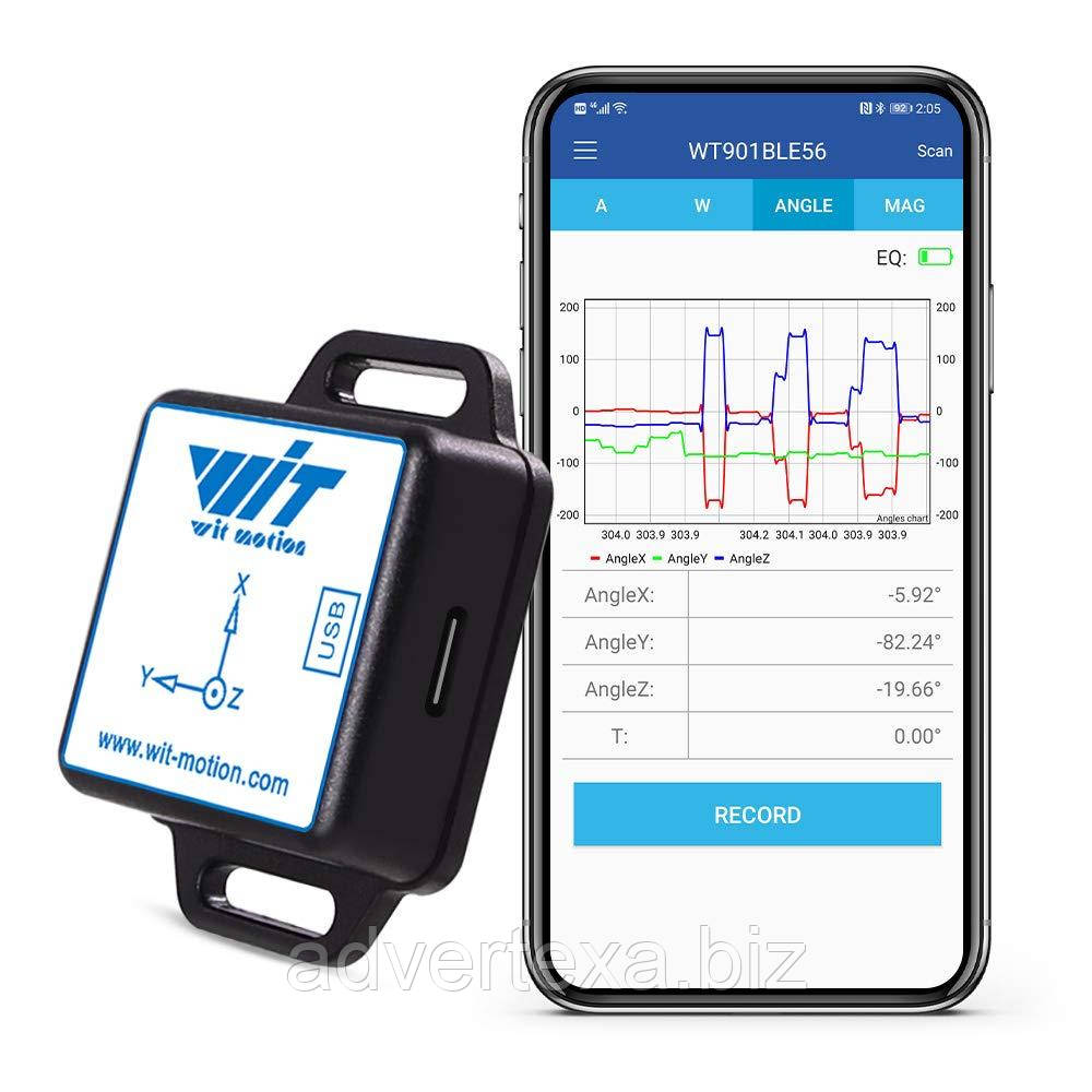 Bluetooth 5.0 Акселерометр+Інклінометр WT901BLECL MPU9250 Високоточний 9-осьовий гіроскоп+Кут (точність XY 0,2°)+Магнітометр