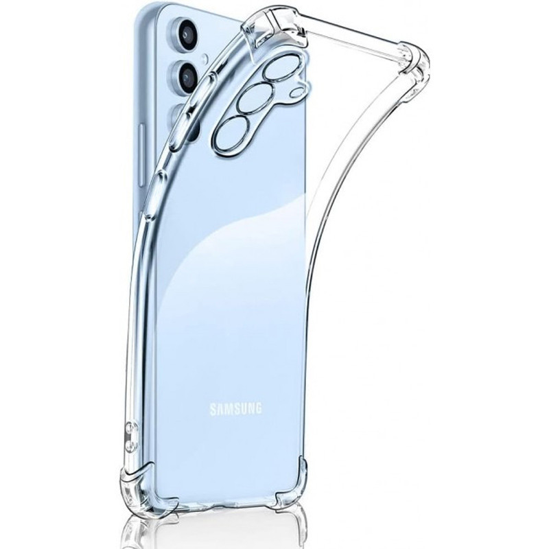 TPU чохол GETMAN Ease logo для Samsung Galaxy A55 | Посилені кути з амортизацією Безбарвний (прозорий), фото 1