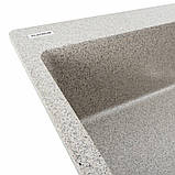 Гранітна мийка для кухні Platinum 7850 Bogema матова (сіра), фото 2