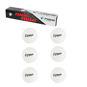 М'ячі для настільного тенісу Bambi TT24183(White) 40 мм, 6 шт, Toyman