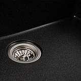 Гранітна мийка для кухні Platinum 7850 Bogema матовий Моріон, фото 4