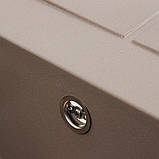 Гранітна мийка для кухні Platinum 7950 Selena матова Дюна, фото 3