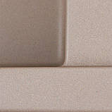 Гранітна мийка для кухні Platinum 7950 Selena матова Дюна, фото 4