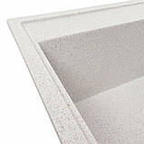 Гранітна мийка для кухні Platinum 7950 AZURIT матовий Топаз, фото 7