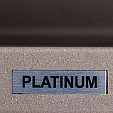 Гранітна мийка для кухні Platinum 4050 KORRADO матова Дюна, фото 3