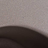 Гранітна мийка для кухні Platinum 480 TURAS матова Дюна, фото 3