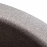 Гранітна мийка для кухні Platinum 480 TURAS матова Дюна, фото 5