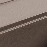 Гранітна мийка для кухні Platinum 5149 FIESTA матова Дюна, фото 3