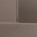 Гранітна мийка для кухні Platinum 5149 FIESTA матова Дюна, фото 4