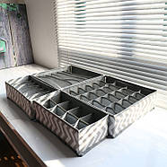 Набір органайзерів для спідньої білизни 4 штуки - grey-white, фото 6