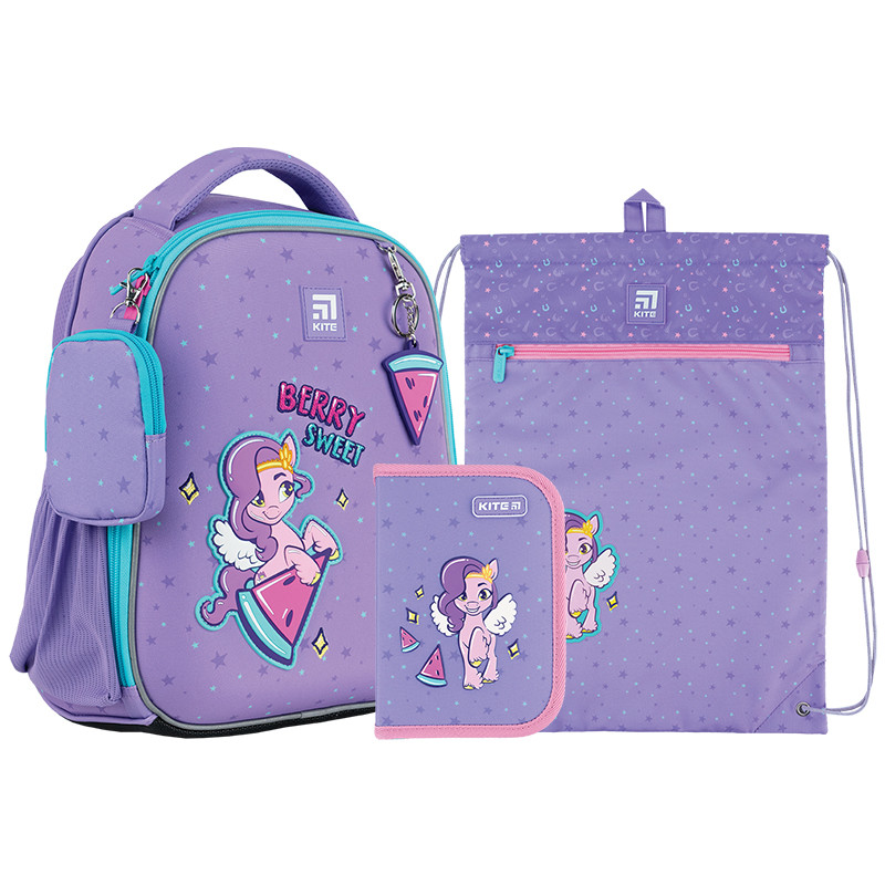 Шкільний набір Kite My Little Pony (рюкзак, пенал, сумка) 115-130 см, SET_LP24-555S