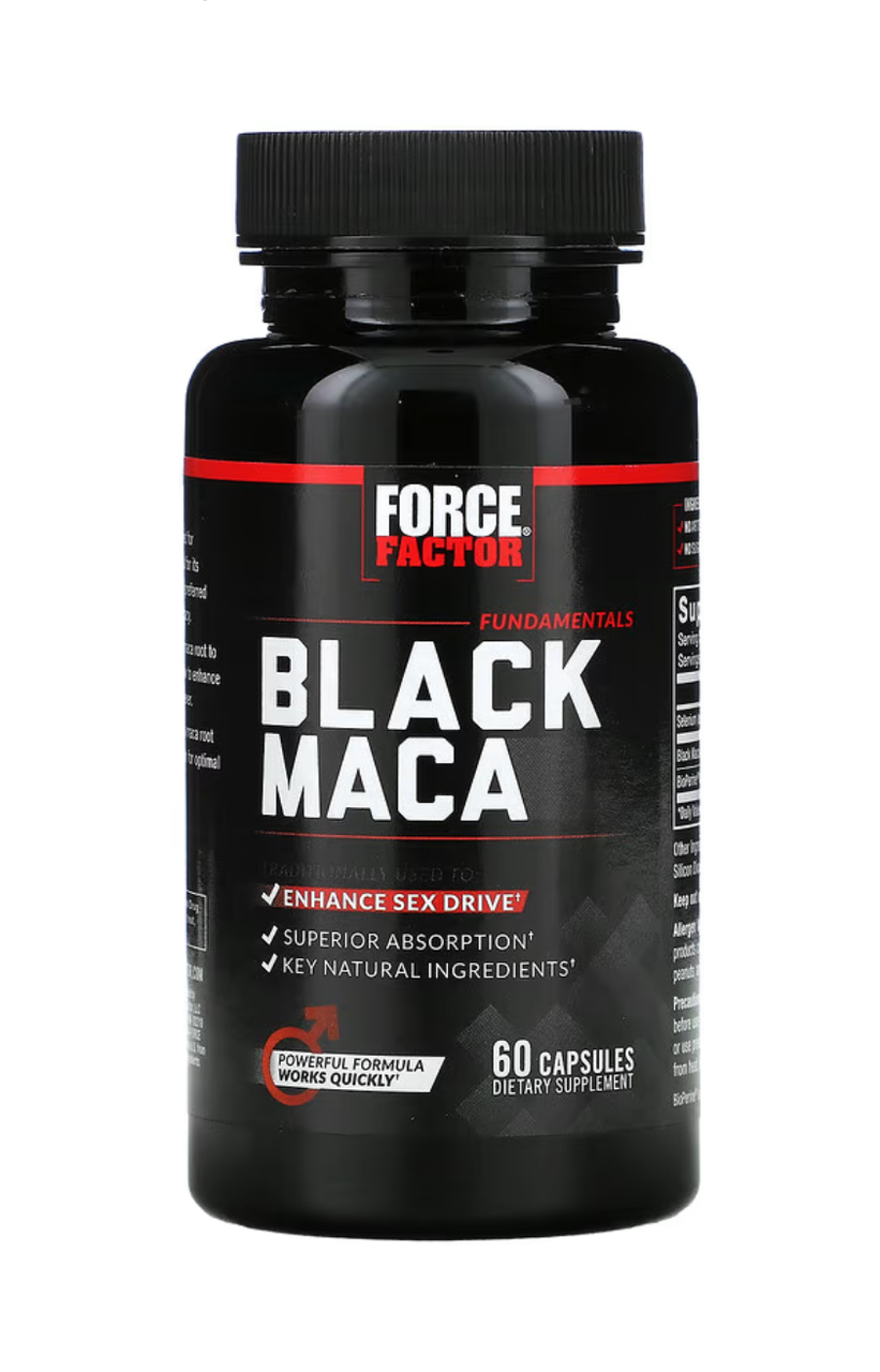 Force Factor Black Maca 60 Caps