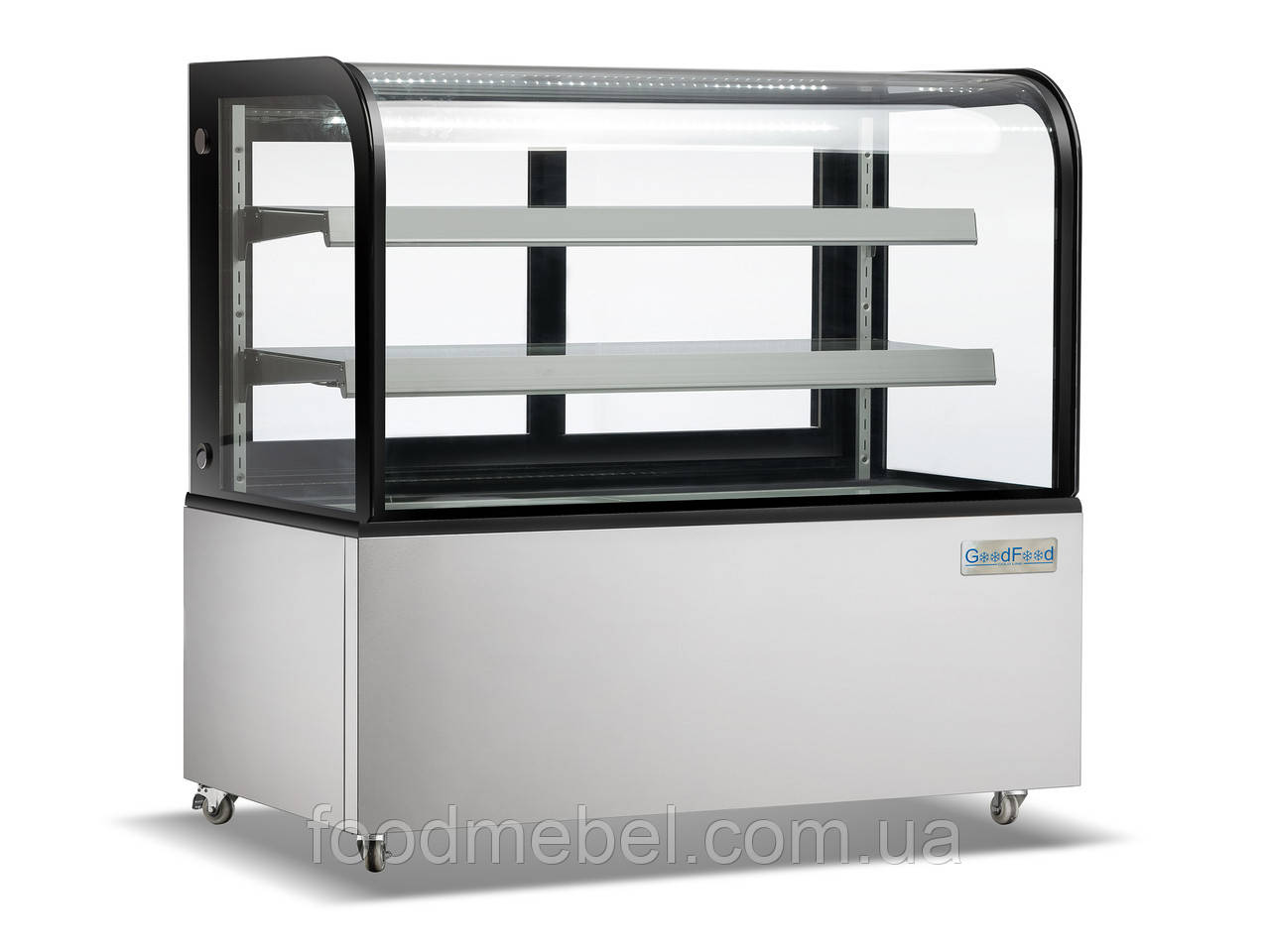 Кондитерська вітрина GoodFood FW370R неіржавка сталь 1240x688x1205 мм, фото 1