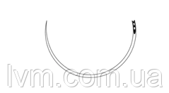 Голка хірургічна Колюча 1,0*45 4/8 (1/2) уп.10шт Індія.