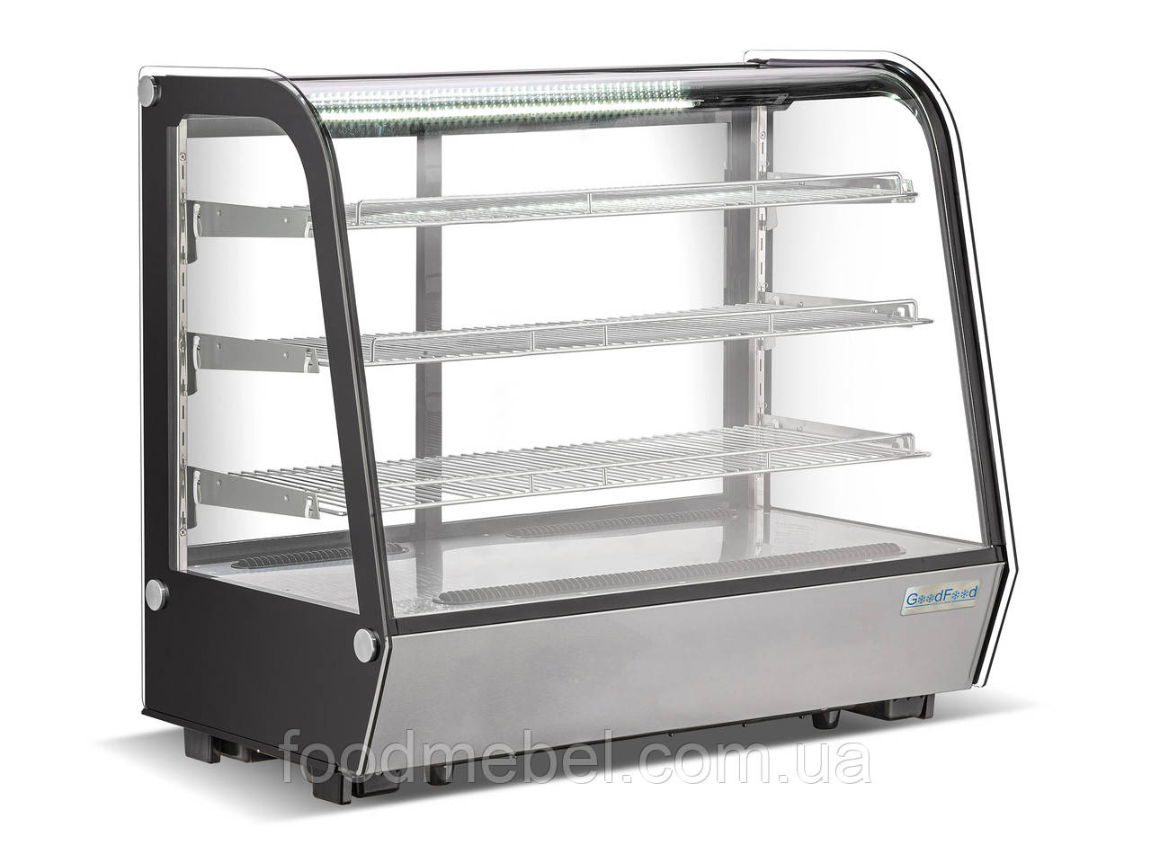Вітрина кондитерська GoodFood RTW235 неіржавка сталь 1220x568x886 мм, фото 1
