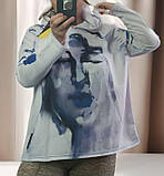 Худі оверсайз кофта з капюшоном 48 50 52, фото 4