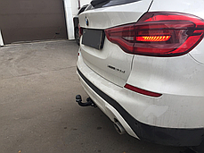 Фаркоп BMW X3 G01 F93 2018- (БМВ Х3) без підрізу бампера, фото 4