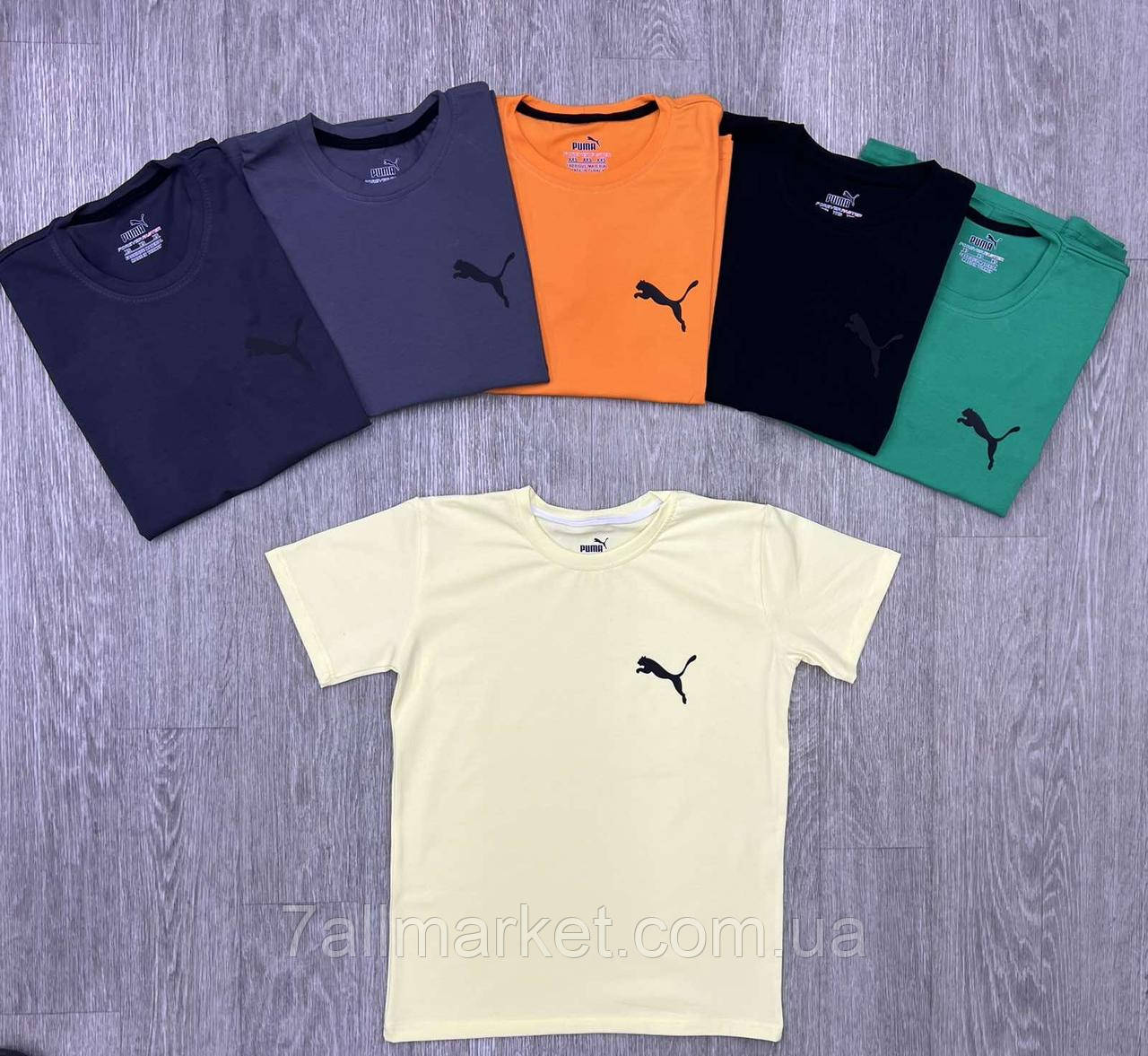 Футболка підліткова стильна PUMA на хлопчика 13-17 років (6 кв) "FLOPPY" від прямого постачальника