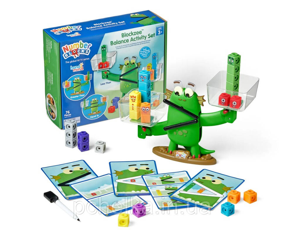 Навчіться порівнювати числа Numberblocks Blockzee Balance Activity Set hand2mind, фото 1