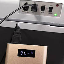Автохолодильник 24 літри 220В/12В/Power Bank холодильник в дорогу нагрівання та охолодження 7AUTO Cool A703035, фото 5