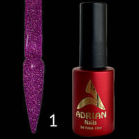 Світловидбиваючий Неоновий Гель Лаки Adrian Nails 10мл -  №1