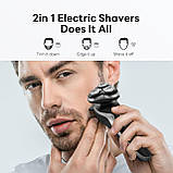 Б/У Qhot Electric Razor для чоловіків, 2024 Модернізація чоловічих бездротових електричних бритв для бритв для бороди, фото 8