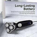 Б/У Qhot Electric Razor для чоловіків, 2024 Модернізація чоловічих бездротових електричних бритв для бритв для бороди, фото 7