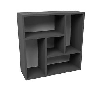 Полиця навісна ПН-3 Континент 610х230х610 мм антрацит