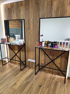 Стіл перукаря без ящика і без підсвічування 840х350х1900 мм Kompred  OL004/5