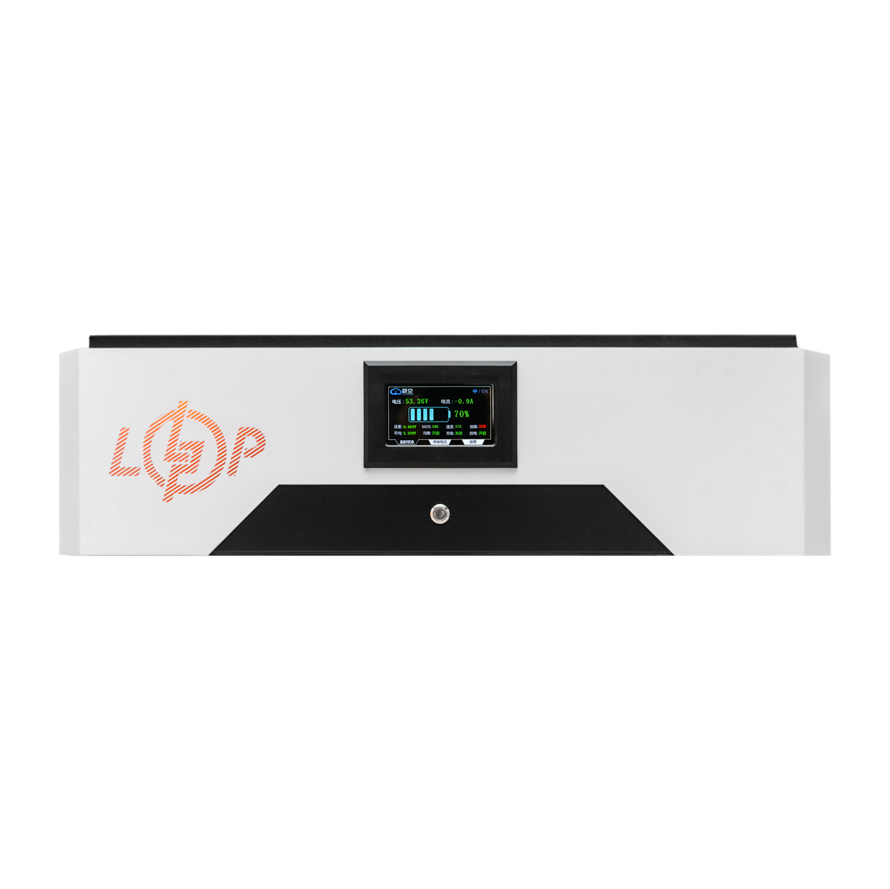 Акумулятор LP LiFePO4 51,2V - 280 Ah (14336Wh) (BMS 200A/200А) метал F LCD Smart BT