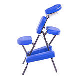 Стілець для масажу комірцевої зони SPIRIT Navy blue, фото 2