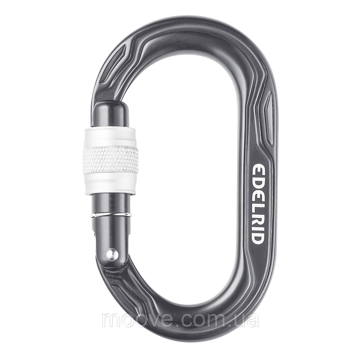 Edelrid Карабін Edelrid Kiwi Screw Anthracite