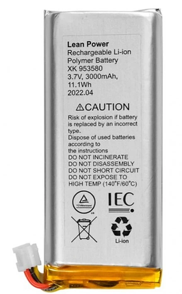 Акумулятор 3,7V 3000 mAh 11.1 Wh для Ajax Hub 2 Plus, Rex, фото 1