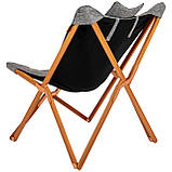 Крісло розкладне Bo-Camp Bloomsbury L Grey (1200370), фото 4