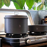 Набір посуду Bo-Camp Explorer 3 Pieces Hard Anodized Grey/Green (2200239), фото 3