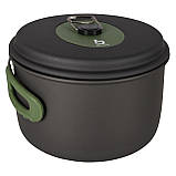 Набір посуду Bo-Camp Explorer 3 Pieces Hard Anodized Grey/Green (2200239), фото 6