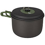 Набір посуду Bo-Camp Explorer 3 Pieces Hard Anodized Grey/Green (2200239), фото 7