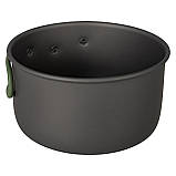 Набір посуду Bo-Camp Explorer 3 Pieces Hard Anodized Grey/Green (2200239), фото 9