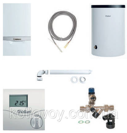 Пакетне пропонування No2 turboTEC plus VU INT + бойлер uniSTOR VIH R (120, 150, 200) + VRT 50, фото 1