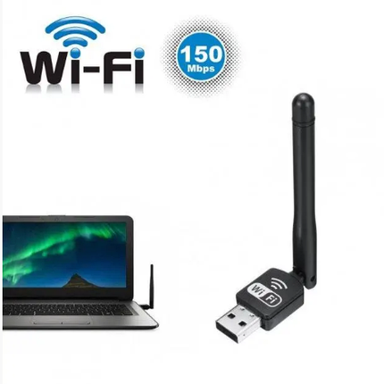 USB WI-FI адаптер для пк та ноутбука Адаптер WF-2 \ LV-UW10-2DB ЮСБ вай фай, фото 1