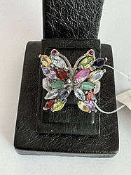 Кільце зі срібла з природним камінням 18.2p