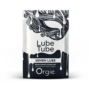 САШЕТ/Лубрикант на водній основі з текстурою сперми SEMEN LUBE intimate gel, 2 мл Orgie