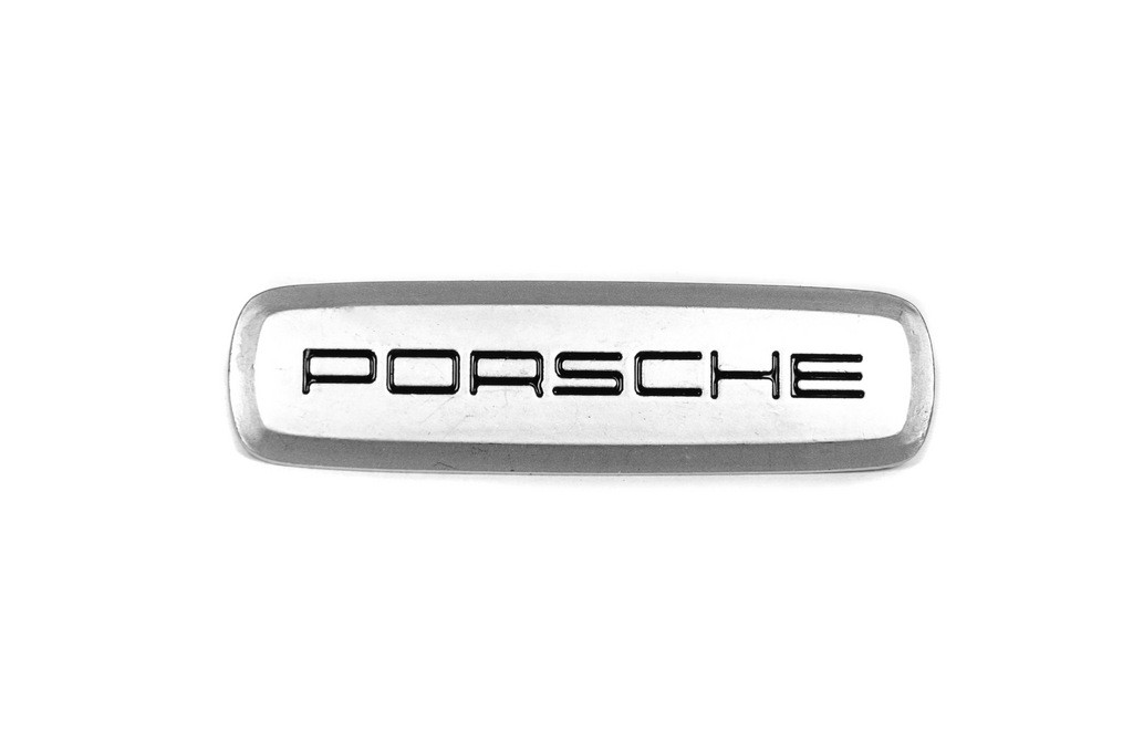 Шильдик алюмінієвий для килимків (1шт) для Тюнінг Porsche