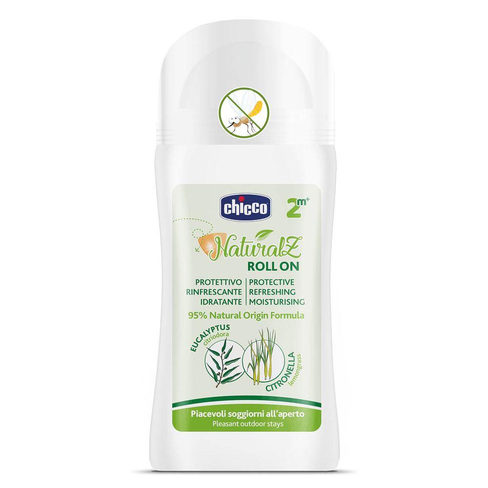 Ролик захисний від комарів Chicco Naturalz, 60 мл, фото 1