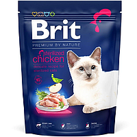 Корм для котів Бріт стерилізованих Brit Premium Cat Sterilized з куркою 1,5 кг