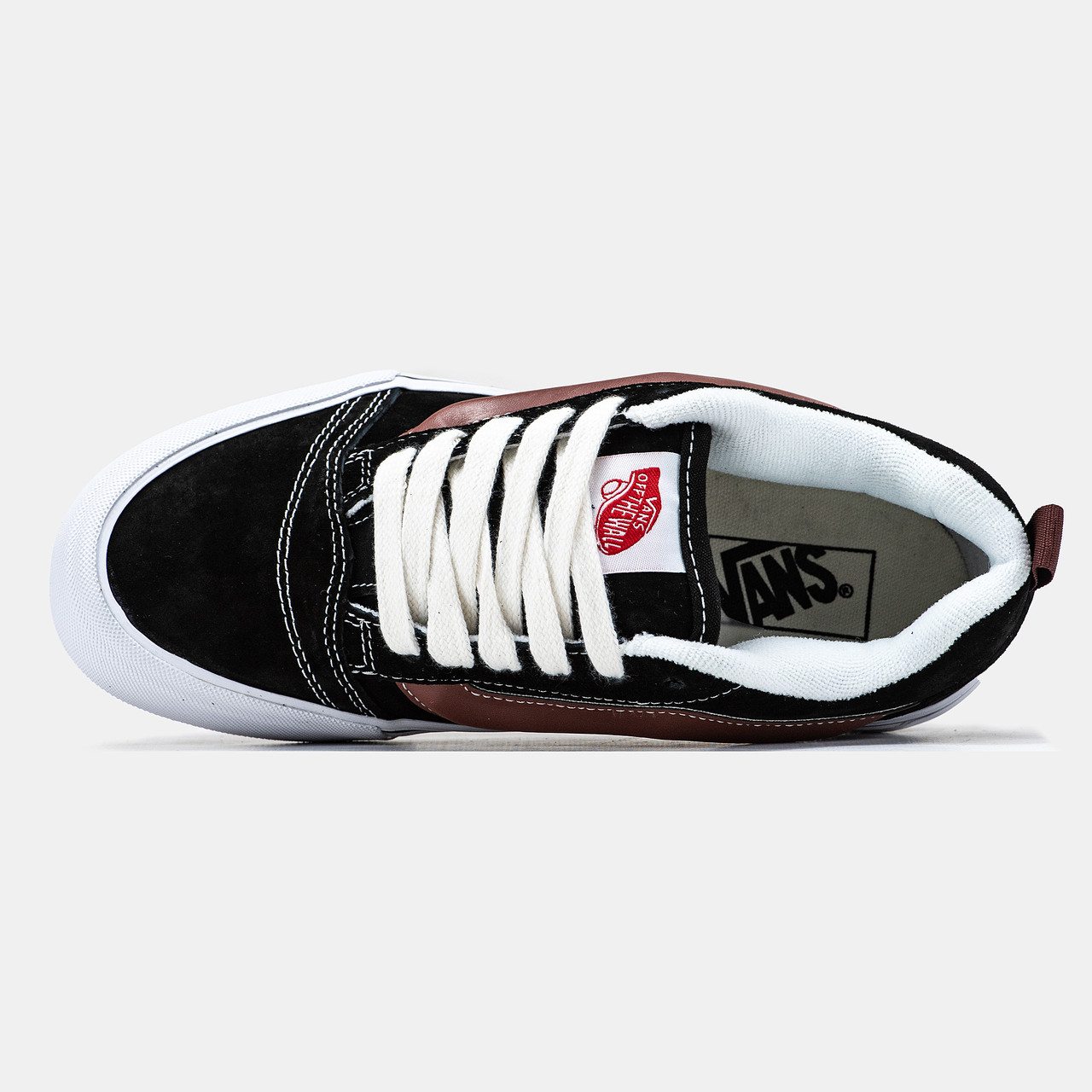 Жіночі кеди Vans Knu Skoolport Black Brown VN0009QC2Q, фото 1