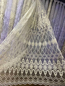 Тюль фатинова корд заввишки 2,8 м. золото