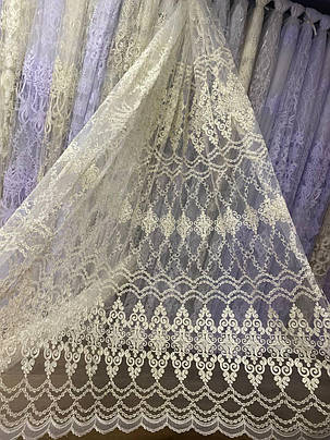 Тюль фатинова корд заввишки 2,8 м. золото, фото 1