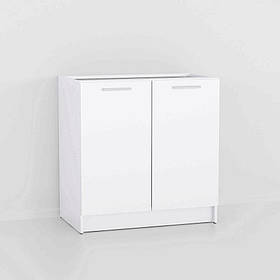 Кухонна тумба під мийку накладну в квартиру, дводверна підлогова тумба для кухні без стільниці в будинок