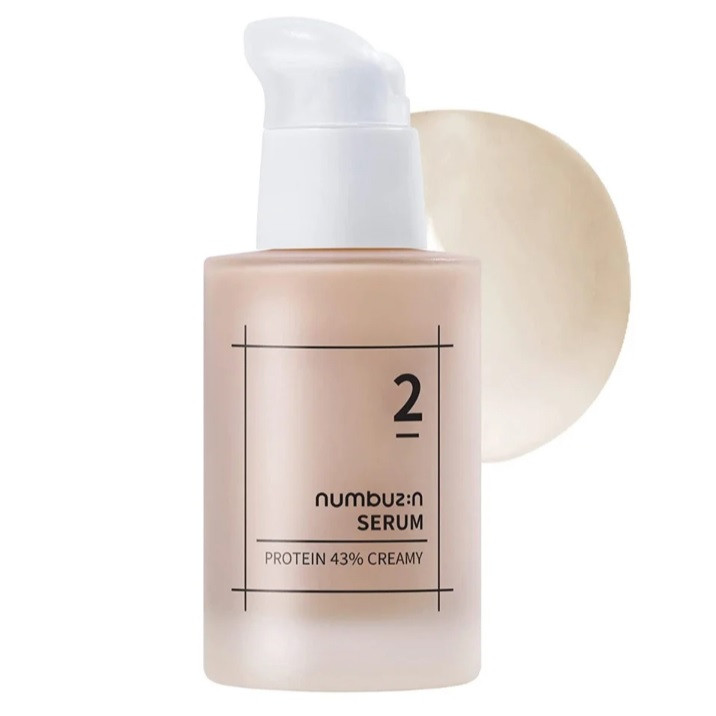 Кремова сироватка з протеїнами Numbuzin No.2 Protein 43% Creamy Serum 50 мл